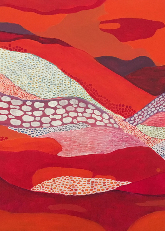 Beyond the Superbloom - Abstract Landscape Paintings by Marilyn Cvitanic