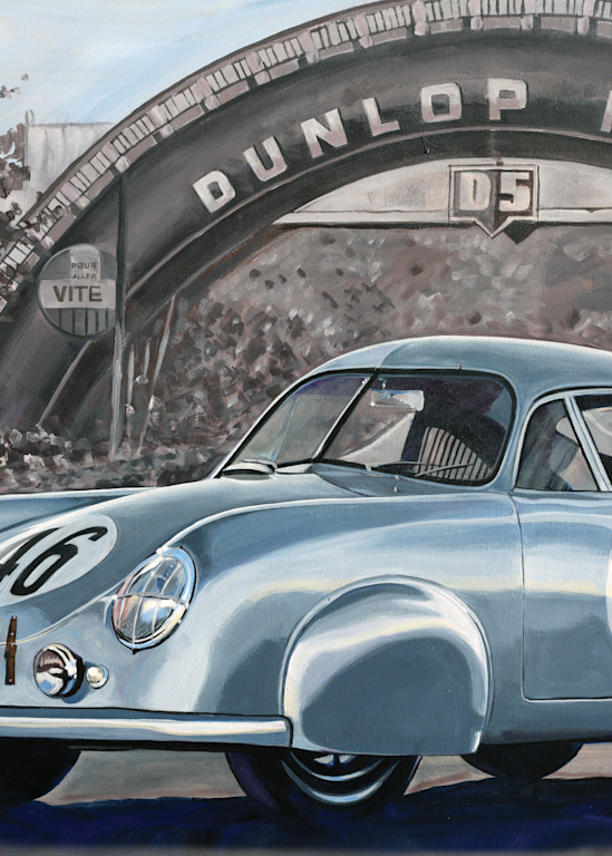 Pour Aller Vite   Porsche 1951 Le Mans Winner Art | Telfer Design, Inc.