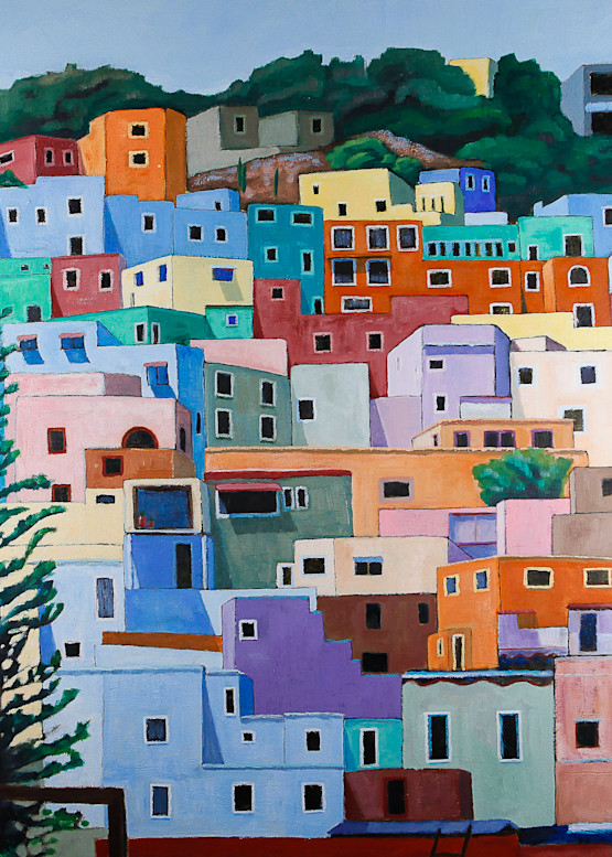 Guanajuato Hillside Art | Dave Lambeth Fine Art