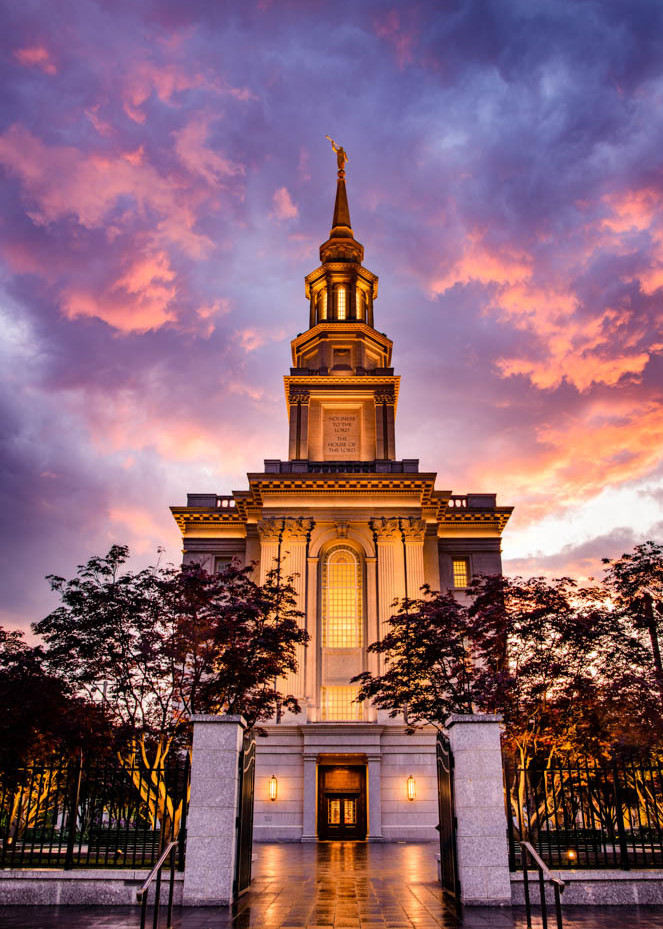Philadephia Temple - Sunset Gates