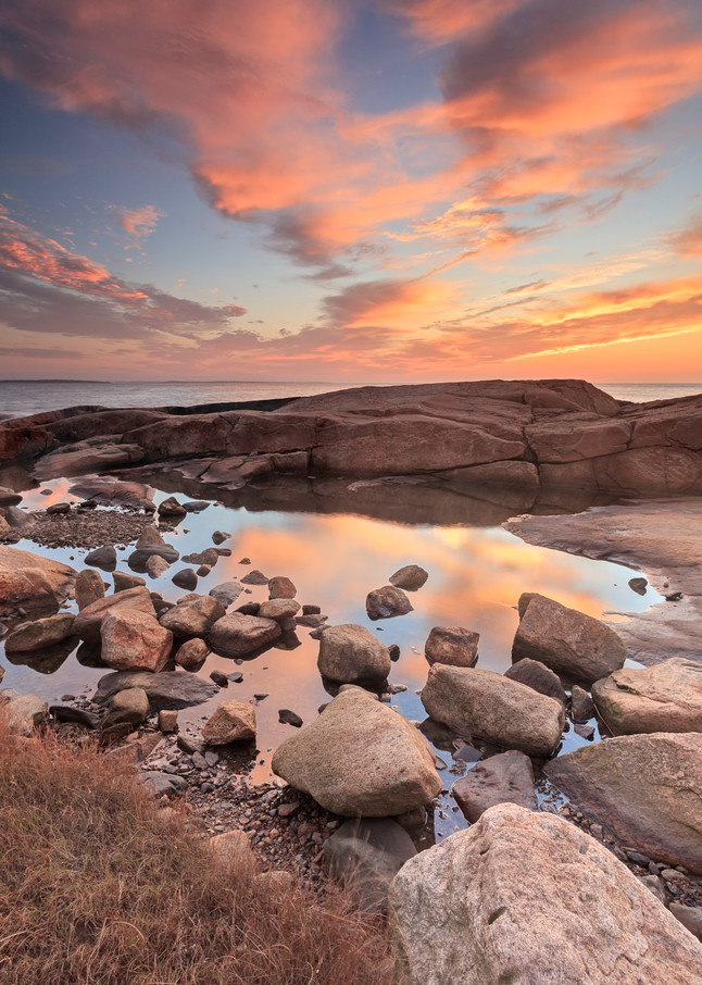 "Tidepool Sunrise I" Narragansett RI Coastal Ocean Photography