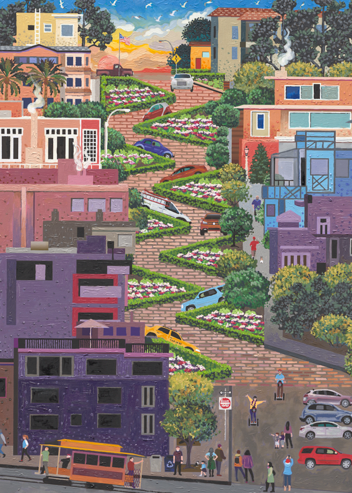 Lombard Street Art Julie Pace Hoff Gallery