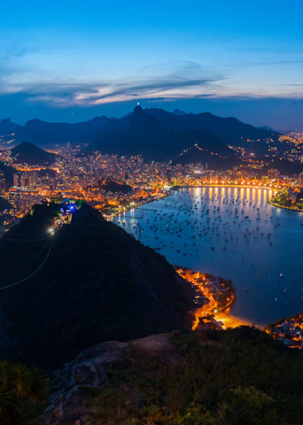 Rio At Night Photography Art | Peter Batty Photography