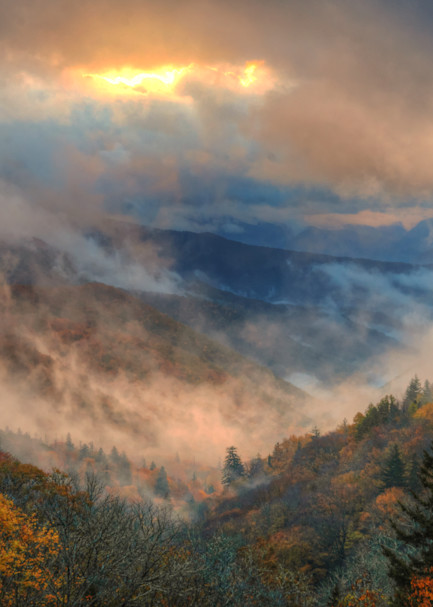 Smoky Mountain Sunrise 1 Of 1 Art | Drew Campbell Photography