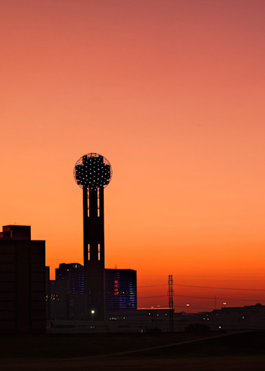 Dallas Skyline At Dawn 3 Art | Drone Video TX
