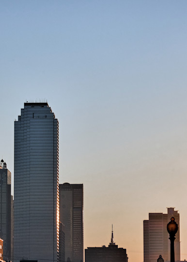Dallas Skyline At Dawn 10 Art | Drone Video TX