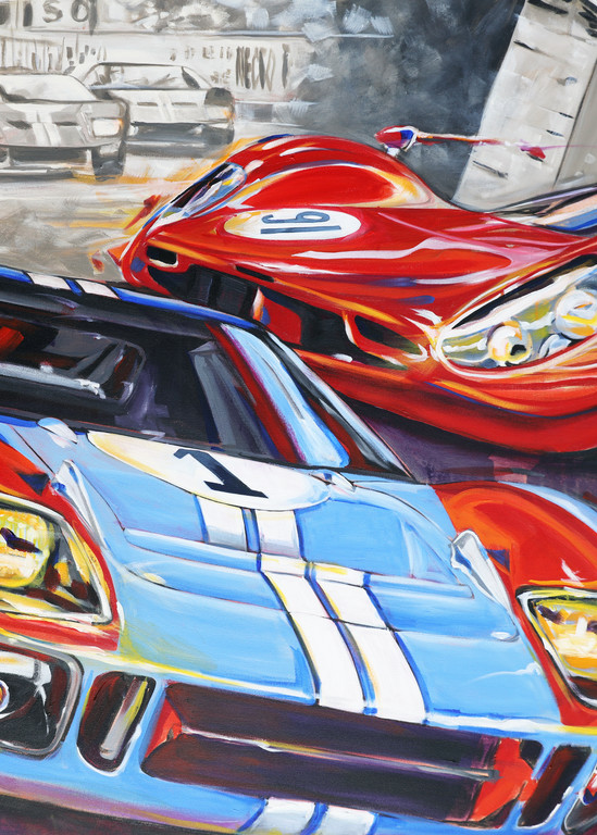 Ford Vs Ferrari  Art | Telfer Design, Inc.
