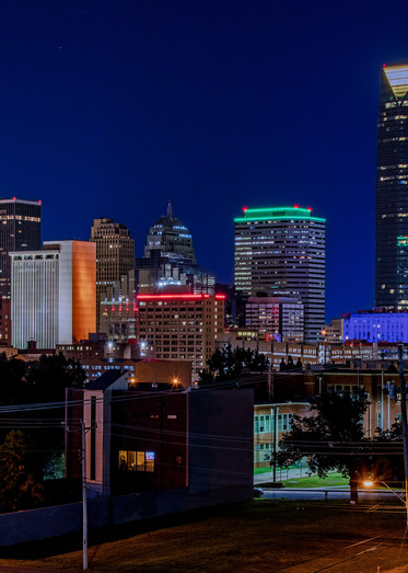 Oklahoma City skyline photography prints