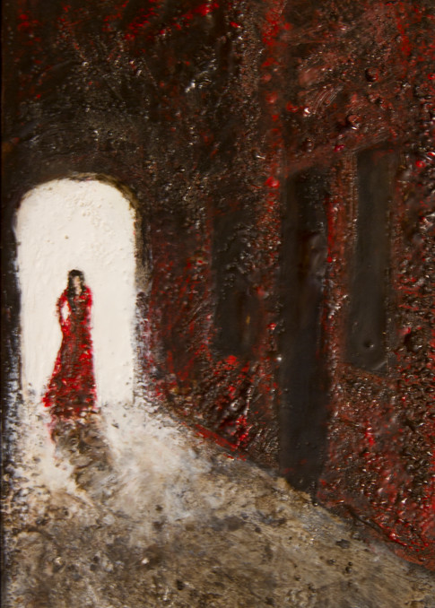 Lady In Red Art | Bruce Tyner