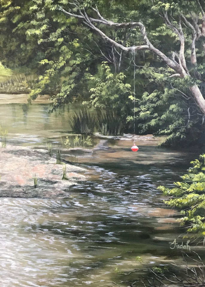 Found The River, Lost My Bobber Art | Alana Judah Art