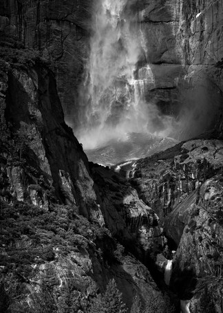 Yosemite Falls Cascade Photography Art | templeimagery