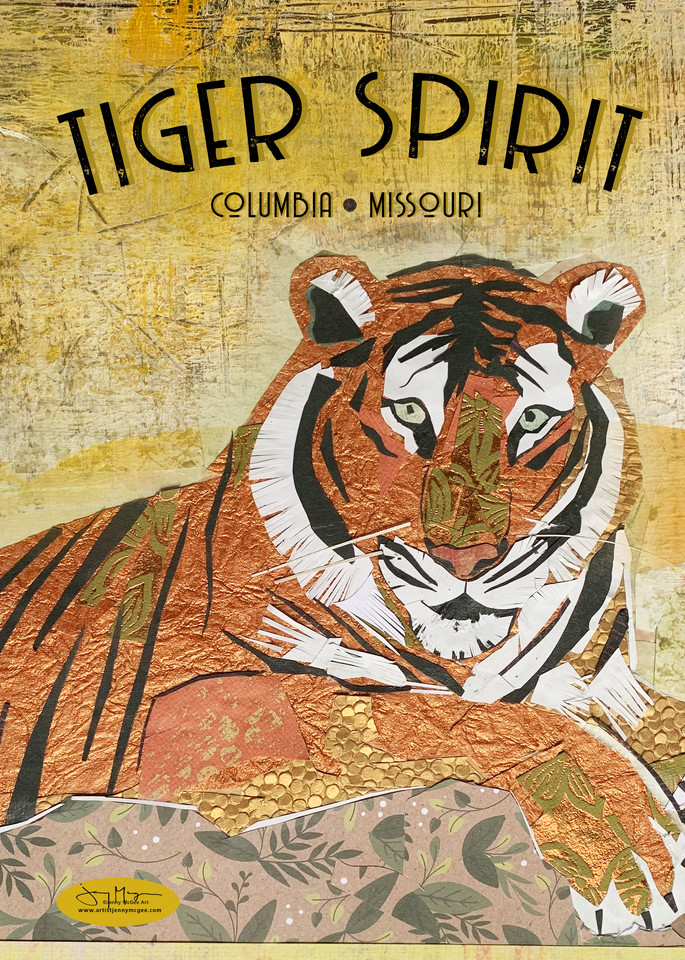 Bengal Tiger Art Print | Artist Jenny McGee 