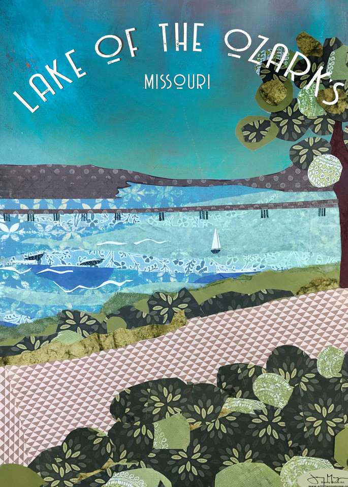 Lake of the Ozarks  - Missouri Waterways Art Print | Artist Jenny McGee 