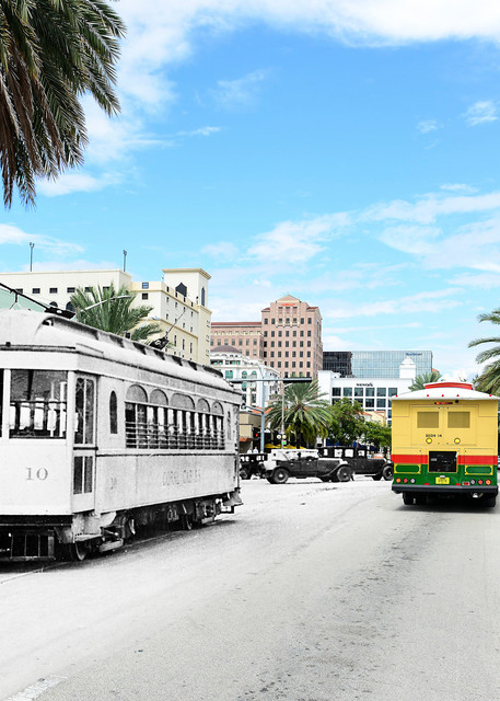 Ponce De Leon Boulevard At Miracle Mile   Coral Gables Art | Mark Hersch Photography