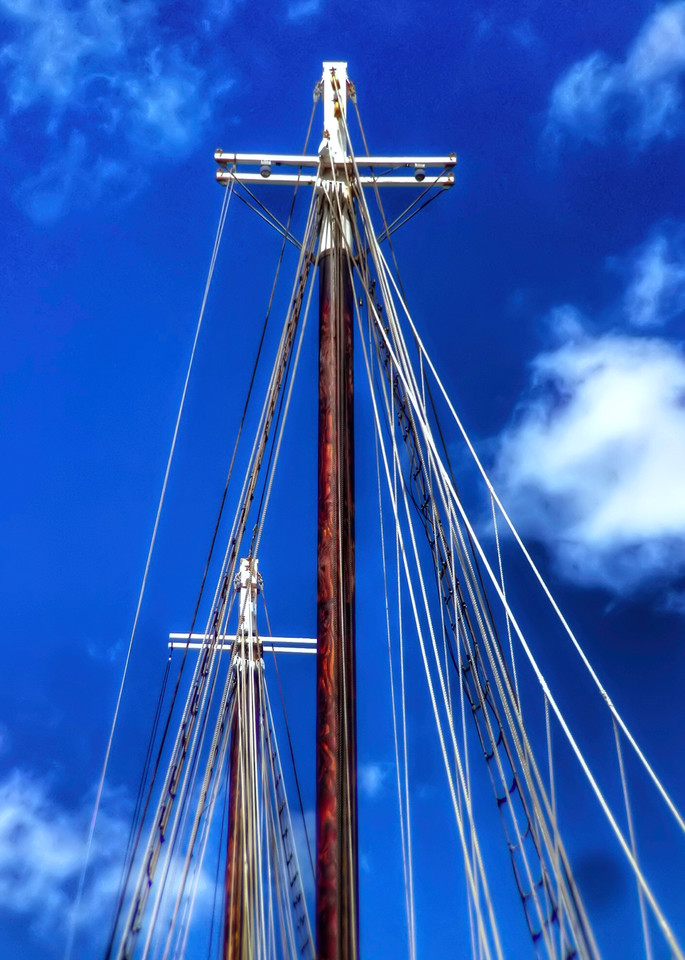 Key West Cross Masts Photography Art | Mark Stall IMAGES