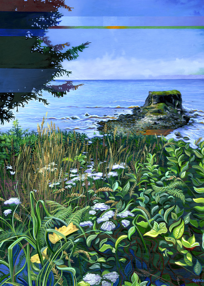 In the Weeds by Southern Oregon Coast painter Spencer Reynolds