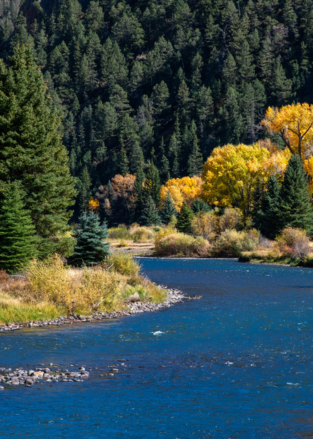 Fall on the Rio Grande River - Colorado photography prints
