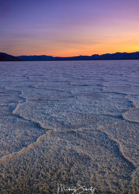 Badwater At Sunset Photography Art | dynamicearthphotos