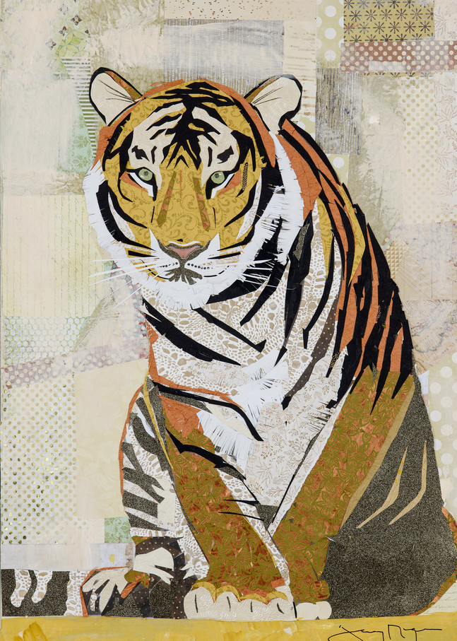Tiger Perseverance - Bengal Tiger Art Print | Artist Jenny McGee 