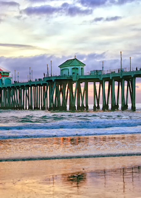 Huntington Beach Pier   Sunset Photography Art | Rosanne Nitti Fine Arts