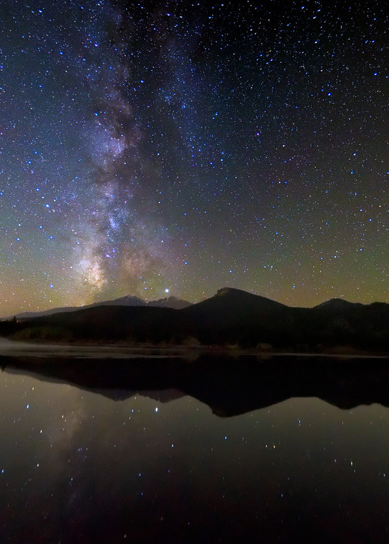 A Mirror of the Night at Lily Lake