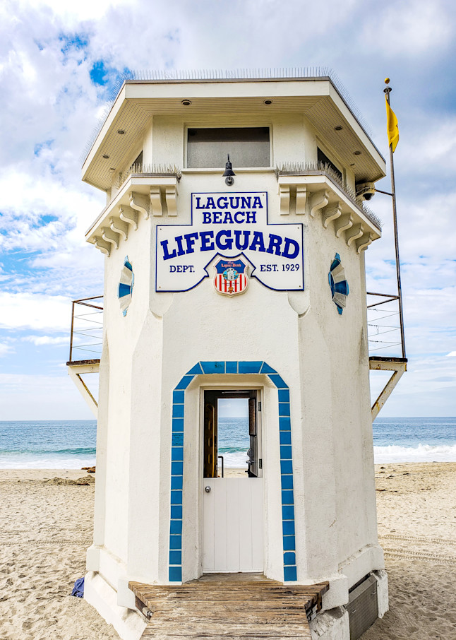 Laguna Lifeguard "See Through" Photography Art | Rosanne Nitti Fine Arts