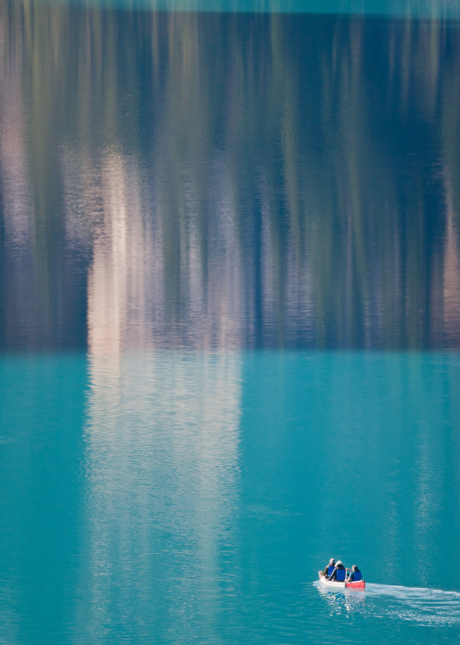 A Peaceful Glide On Lake Louise  Art | Creative i
