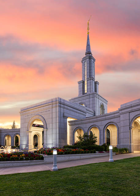 Sacramento California Temple - Sunset