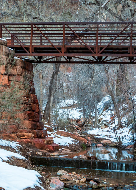 Bridge Over Creek Photography Art | Kermit Carlyle Photography 