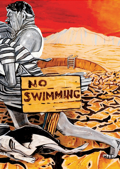 No Swimming! / Rockwell 2040