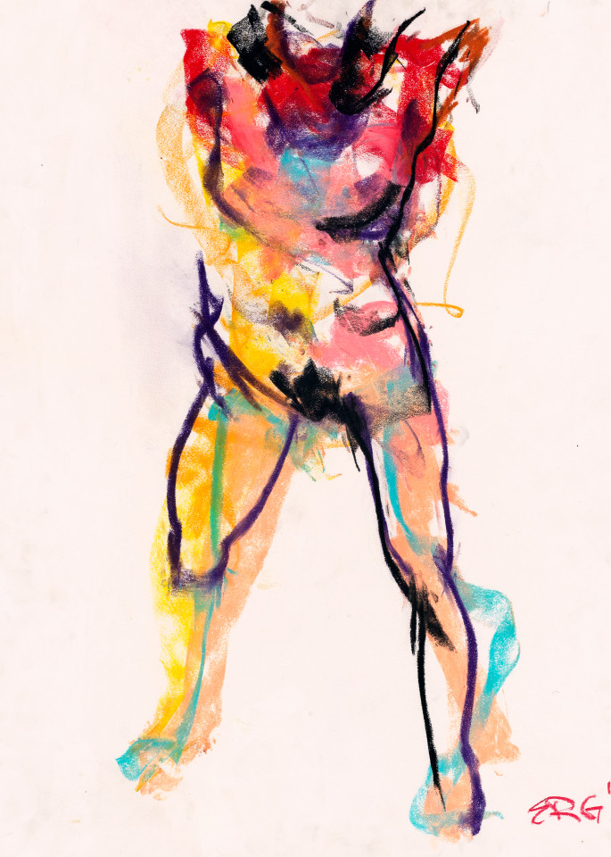 Rainbow Standing Nude Art | Eric Grab Art