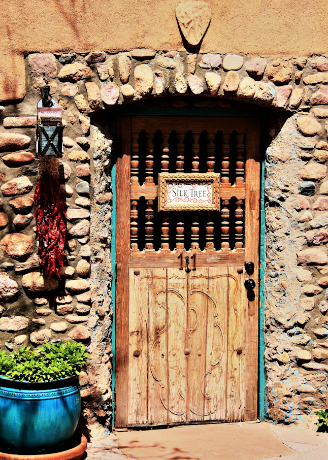 05 Silk Tree Door  Santa Fe, New Mexico Photography Art | RuddFotos