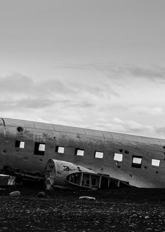Plane Wreck Iceland Photography Art | Kit Noble Photography
