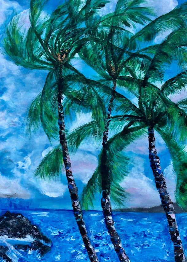 Palms In The Wind Art | House of Fey Art