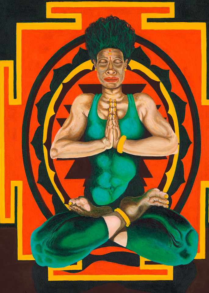 Full Lotus Pose Art | Damon Powell - Artist & Theologian