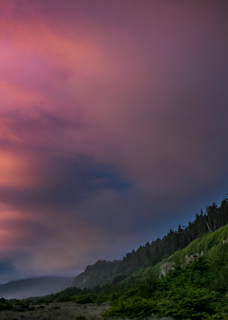 Sunset Clouds at Fern Canyon
