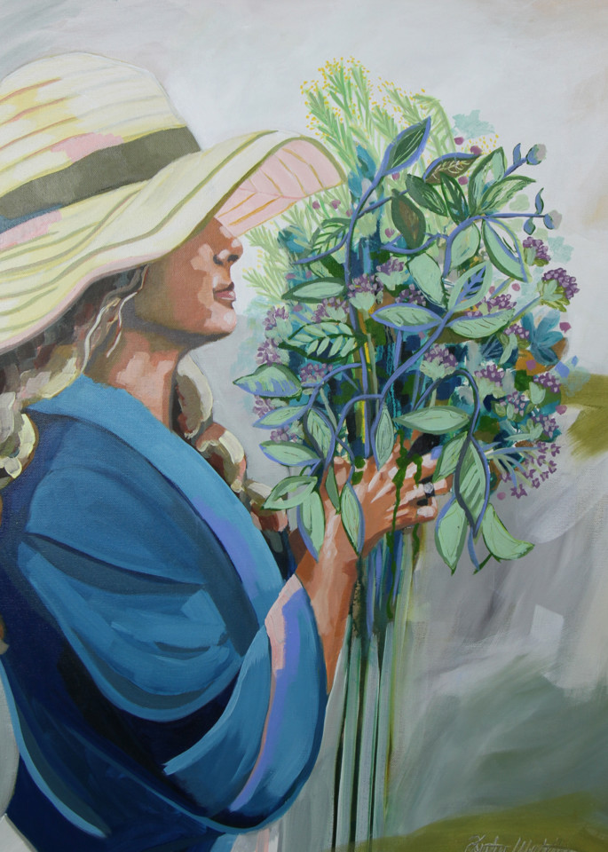 Ode To Herbs Art | Kristin Webster Art Studio