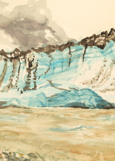 Alaskan Childs Glacier Art for sale.