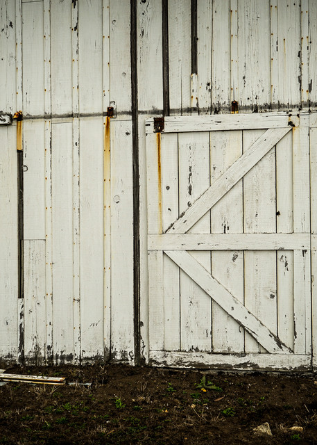 Barn Doors - California old barn architecture photograph print