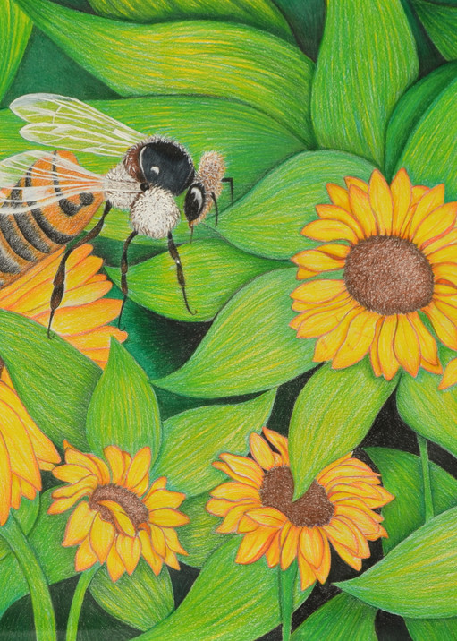 Bumble Bee Art | InspiringLee