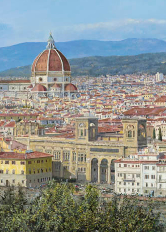 Florence oil painting Schapker