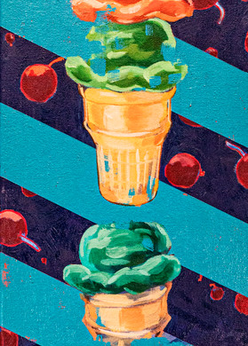 Ice Cream   Cherries  Art | Matt Pierson Artworks