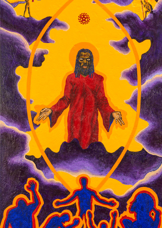 Ascension: The Son Of Man Ascends Art | Damon Powell - Artist & Theologian