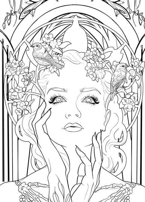 Persephone Emerges In Your Colors Art | Fronkie L'Heureux Tattoos, LLC