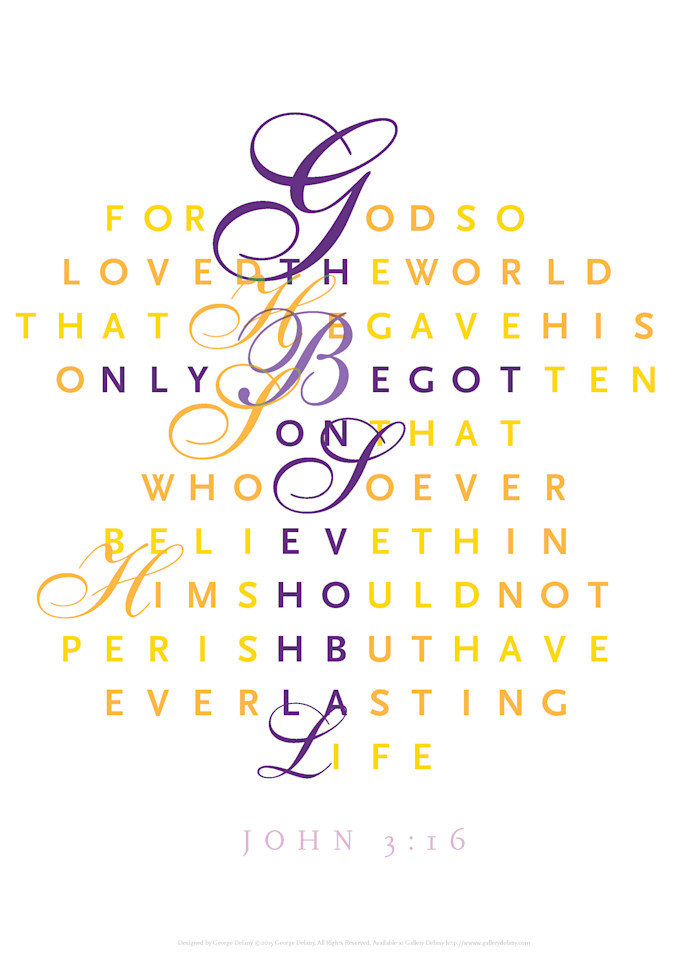 Easter Verse from John 3:16