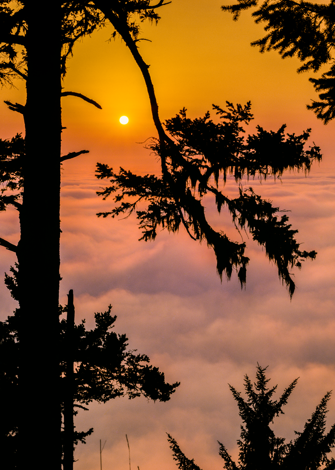 Fine Art Print | Breathtaking Sunset Above the Clouds 