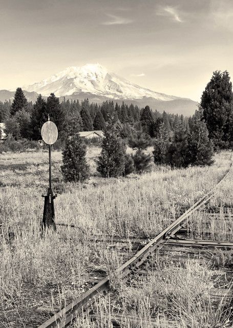 Mt Shasta From Mc Cloud Rr Tracks California Art | Shaun McGrath Photography