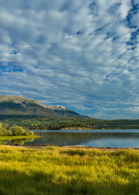 Lake Dillon and Buffalo Mountain near town of  Frisco, Colorado, Summer