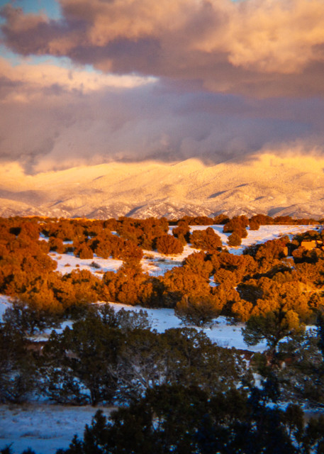 Winter Sunset, Sangre De Christo Mountains