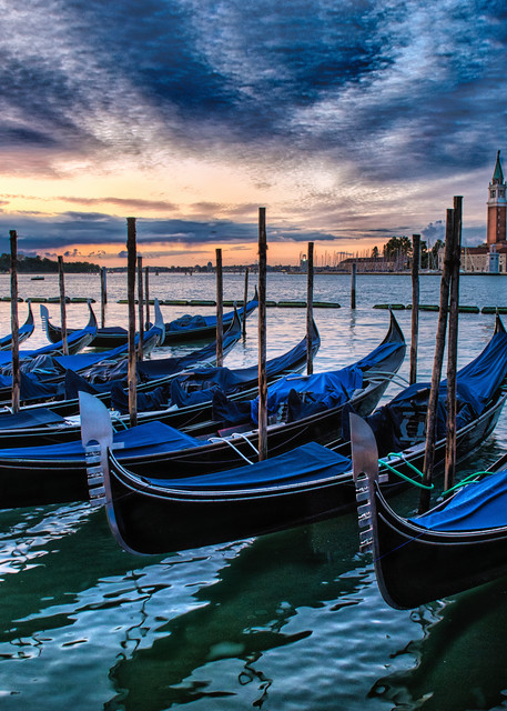 Gondolas Of Venice Photography Art | zoeimagery.XYZ